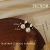 Pearl Earrings for Women, Dainty 14k Gold Plated Pearl Drop Earring Gold Bridal Dangle Earring Small Cute Stud Earring Wedding Dangle Earrings for - view 3