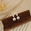 Pearl Earrings for Women, Dainty 14k Gold Plated Pearl Drop Earring Gold Bridal Dangle Earring Small Cute Stud Earring Wedding Dangle Earrings for - view 5