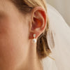 Pearl Earrings for Women, Dainty 14k Gold Plated Pearl Drop Earring Gold Bridal Dangle Earring Small Cute Stud Earring Wedding Dangle Earrings for - view 6