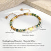Friendship Bracelets for Women with Turquoise Beads Stretch Stackable Set - view 3