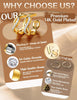 4 Pairs Ear Cuffs Non Piercing - 14K Gold Plated Ear Cuff Earrings for Women Trendy Ear Cuff for Non Pierced Ears Clip On Carrtilage Earring - view 6