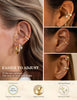 12Pcs Ear Cuffs Non Piercing - 14K Gold Plated Ear Cuff Earrings for Women Adjustable Earring Cuffs for Non Pierced Ears Clip on Cartilage Earring - view 2