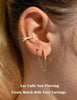 12Pcs Ear Cuffs Non Piercing - 14K Gold Plated Ear Cuff Earrings for Women Adjustable Earring Cuffs for Non Pierced Ears Clip on Cartilage Earring - view 4