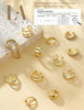 12Pcs Ear Cuffs Non Piercing - 14K Gold Plated Ear Cuff Earrings for Women Adjustable Earring Cuffs for Non Pierced Ears Clip on Cartilage Earring - view 6