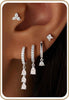 Dangle Earrings for Women, Earring Set - Silver