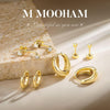 Gold Huggie Earrings for Women, Earring - view 4