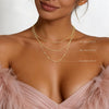 Layered 14k-Gold-Plated Necklace for Women, Necklaces Stack Jewelry - view 2