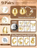 Clip On Earrings for Women 14K Gold Plated Clip Earrings Non Pierced - view 5