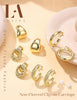 Clip On Earrings for Women 14K Gold Plated Clip Earrings Non Pierced - view 6