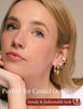 8 Pairs Gold Hoop Earrings Set for Women, 14K Gold Plated Stackable Gifts - view 2
