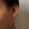 Ear Cuff Earrings for Women Non Piercing, Dainty 14K Gold Plated Chain Cartilage Earrings Set Gold Statement Cuff Earring Stack Fashion Cartilage - view 2