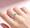 925 Sterling Silver Sun Moon Star Ring for Women Sapphire Stackable - view 4