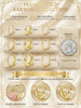 9 Pairs Gold Huggie Hoop Earrings for Women, 14K Gold Plated Stackable Set - view 7