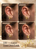 9 Pairs Gold Huggie Hoop Earrings for Women, 14K Gold Plated Stackable Set - view 5