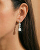 Dangle Earrings for Women – 14K Gold Plated/Silver Drop Earrings Sparkly CZ Dangle Earrings Elegant Dangling Earrings for Wedding Bridal Prom Jewelry - view 2