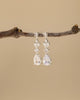 Dangle Earrings for Women – 14K Gold Plated/Silver Drop Earrings Sparkly CZ Dangle Earrings Elegant Dangling Earrings for Wedding Bridal Prom Jewelry - view 4