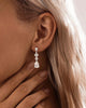 Dangle Earrings for Women – 14K Gold Plated/Silver Drop Earrings Sparkly CZ Dangle Earrings Elegant Dangling Earrings for Wedding Bridal Prom Jewelry - view 5