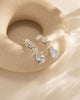 Dangle Earrings for Women – 14K Gold Plated/Silver Drop Earrings Sparkly CZ Dangle Earrings Elegant Dangling Earrings for Wedding Bridal Prom Jewelry - view 7