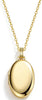 Love Heart Locket 14K Gold Filled Oval Circle Rectangle Lockets that Hold Pictures Necklace for Women - main view