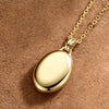 Love Heart Locket 14K Gold Filled Oval Circle Rectangle Lockets that Hold Pictures Necklace for Women - view 3