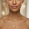 Love Heart Locket 14K Gold Filled Oval Circle Rectangle Lockets that Hold Pictures Necklace for Women - view 5