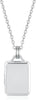 Love Heart Locket 14K Gold Filled Oval Circle Rectangle Lockets that Hold Pictures Necklace for Women - SilverRectangle