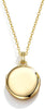 Love Heart Locket 14K Gold Filled Oval Circle Rectangle Lockets that Hold Pictures Necklace for Women - GoldCircle