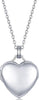 Love Heart Locket 14K Gold Filled Oval Circle Rectangle Lockets that Hold Pictures Necklace for Women - SilverHeart