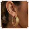 4 Pair Small Gold Hoop Earrings for Women Sensitive Ears - 14k Real Gold Plated Hoops Zirconia Cartilage Huggie Earrings Set Helix Piercing Earring - 1951 Hoop Gold