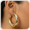 4 Pair Small Gold Hoop Earrings for Women Sensitive Ears - 14k Real Gold Plated Hoops Zirconia Cartilage Huggie Earrings Set Helix Piercing Earring - 1950 Hoop Gold