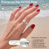 Stackable Rings, Two Tone CZ Eternity Band Set - view 7