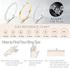 Stackable Rings, Two Tone CZ Eternity Band Set - view 5
