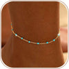 Ankle Bracelets for Women Anklet - Blue Beads-GD