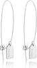Dangle Flower Gold Earrings for Women, Trendy Statement Hoop Earrings Gifts - 925 silver plated