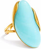 Colorful Chunky Statement Rings for Women Large Acrylic Resin Jewelry - main view