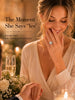 Heart Moissanite Promise Rings for Her, Engagement Rings for Women - view 4