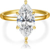 3.5CT Marquise Cut Engagement Ring for Women, 5A Cubic Zirconia - main view