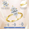 3.5CT Marquise Cut Engagement Ring for Women, 5A Cubic Zirconia - view 3