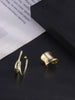 Ear Cuff Earrings for Women 14K Gold Plated Ear Cuffs Non Pierced Clip on Cartilage Earrings Cubic Zirconia Fake Piercings Earring Set Dainty Gold - view 6