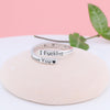 925 Sterling Silver Inspirational Rings for Women Hope Rings Encouragement Jewelry - view 7