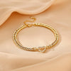 Gold Ankle Bracelets for Women, 14K Plated Chunky Chain Anklets - view 6