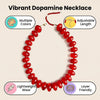 Chunky Beaded Statement Necklace for Women with Colorful Rondelle Bead Bohemian Style Adjustable Length Accessory - view 2