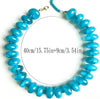 Chunky Beaded Statement Necklace for Women with Colorful Rondelle Bead Bohemian Style Adjustable Length Accessory - view 5
