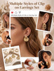 11 Pairs Clip on Earrings for Women Non Pierced Earrings Set - view 5