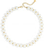 Beaded Necklace for Women Statement Chunky Resin Bead Necklace Trendy Boho Summer Necklaces Jewelry Gifts - Cream White