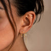 Gold Earring Stacks for Women, Dainty Chain Dangle Threader Earrings Set - view 5
