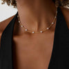 Gold Pearl Necklaces for Women - White Pearls Jewelry Gifts Wedding Bride Jewelry - view 3