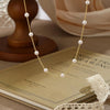 Gold Pearl Necklaces for Women - White Pearls Jewelry Gifts Wedding Bride Jewelry - view 5