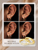 8 Pairs Earrings Jackets for Women - view 4