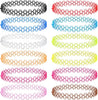 12 PCS Tattoo Choker Set, Stretchy 90s Choker Necklace, Adjustable Retro Y2k Gothic Grunge Chokers Jewelry Accessories - 12 Colors-a,12Pcs